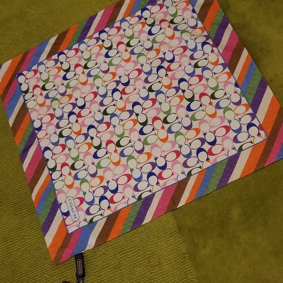 Coach rainbow scarf Clearance